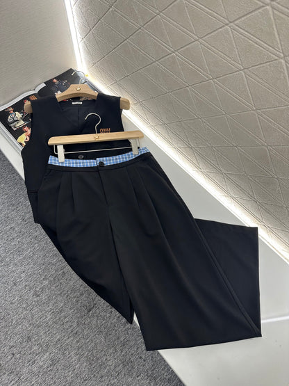 Mi*mi*♥2025 new products Vest and trousers set