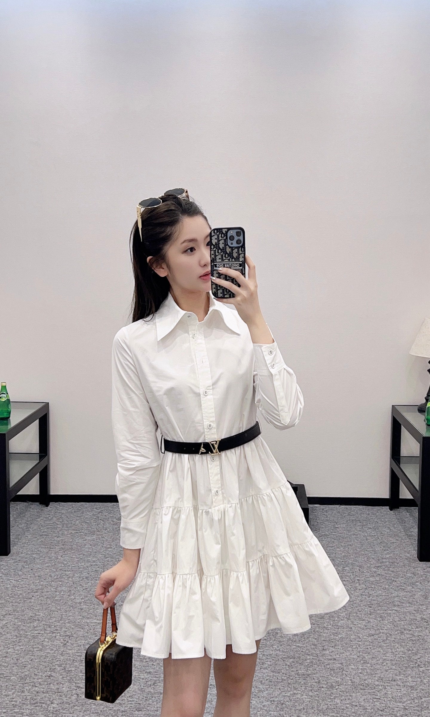 Louis *♥2025 new products Belt dress