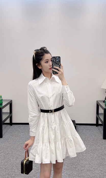 Louis *♥2025 new products Belt dress