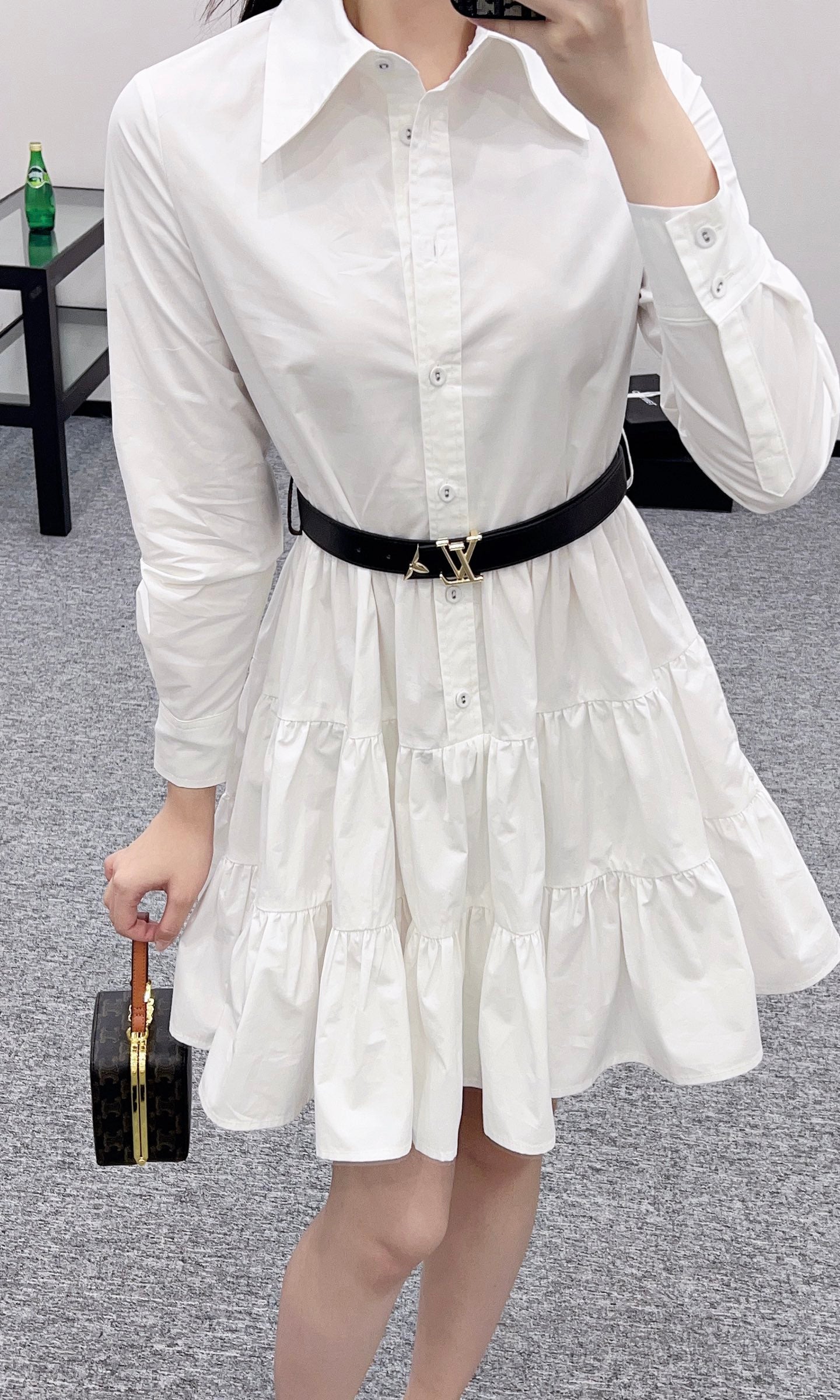 Louis *♥2025 new products Belt dress