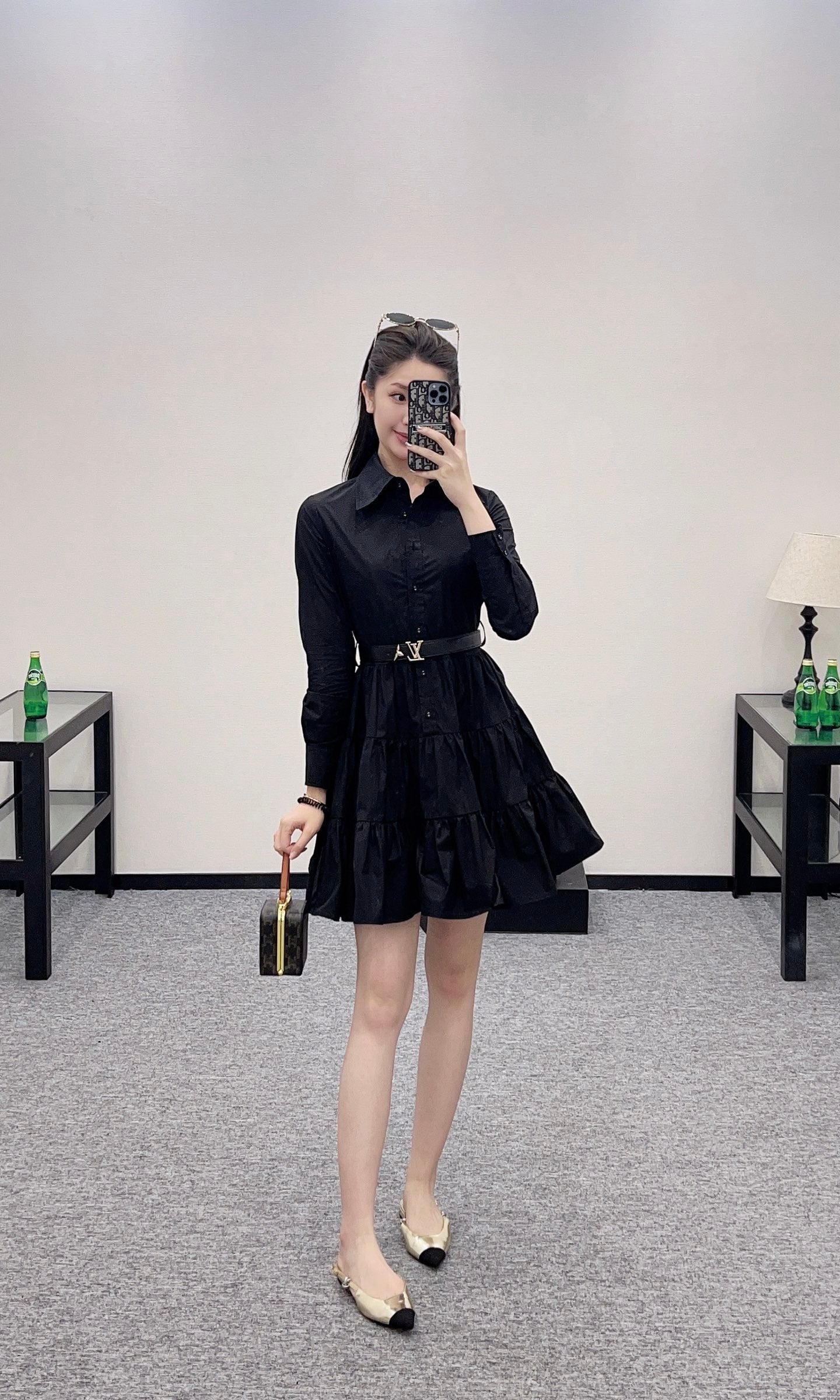 Louis *♥2025 new products Belt dress