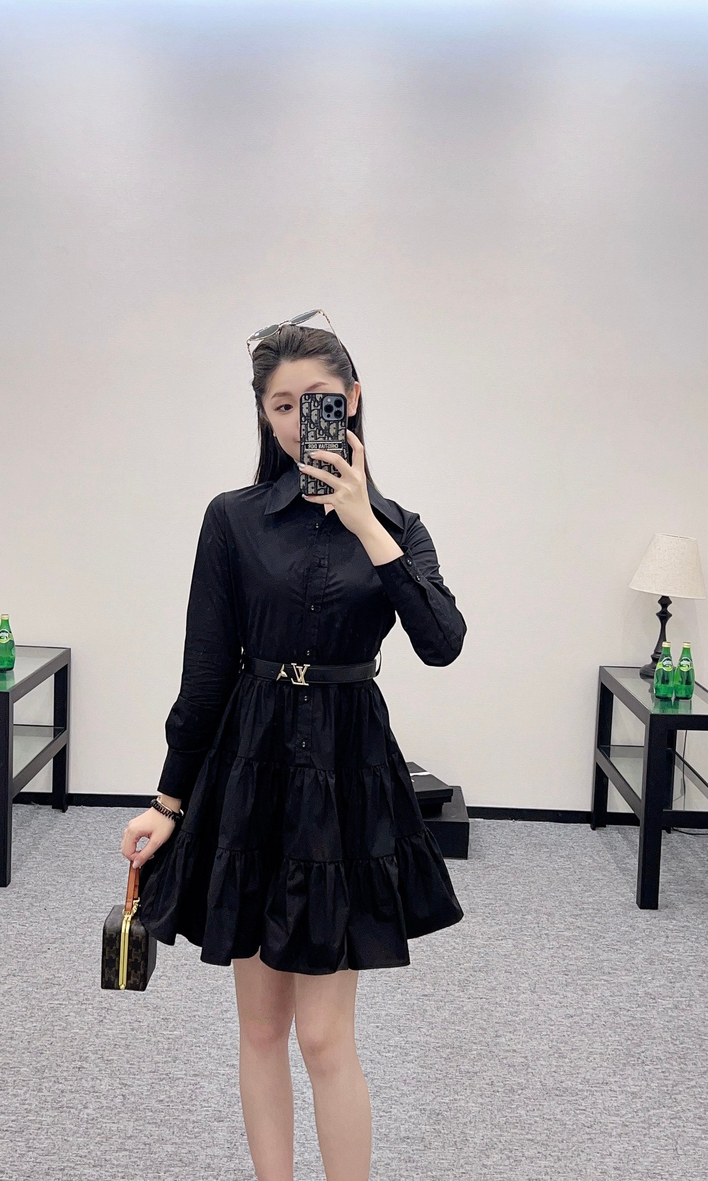 Louis *♥2025 new products Belt dress