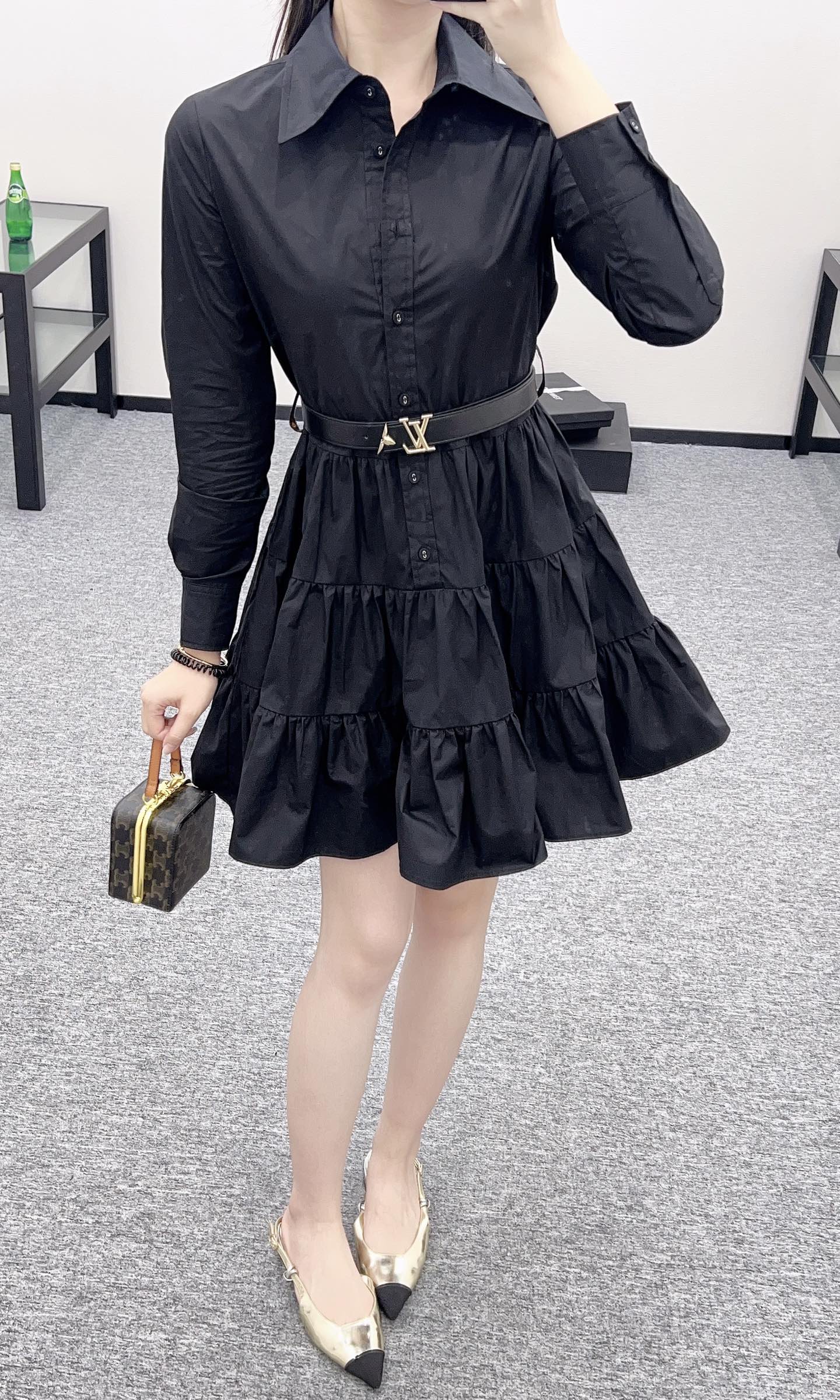 Louis *♥2025 new products Belt dress