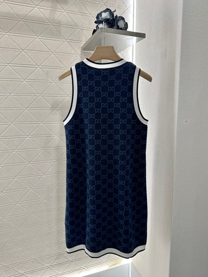 G*♥2025 new product Knitted vest dress