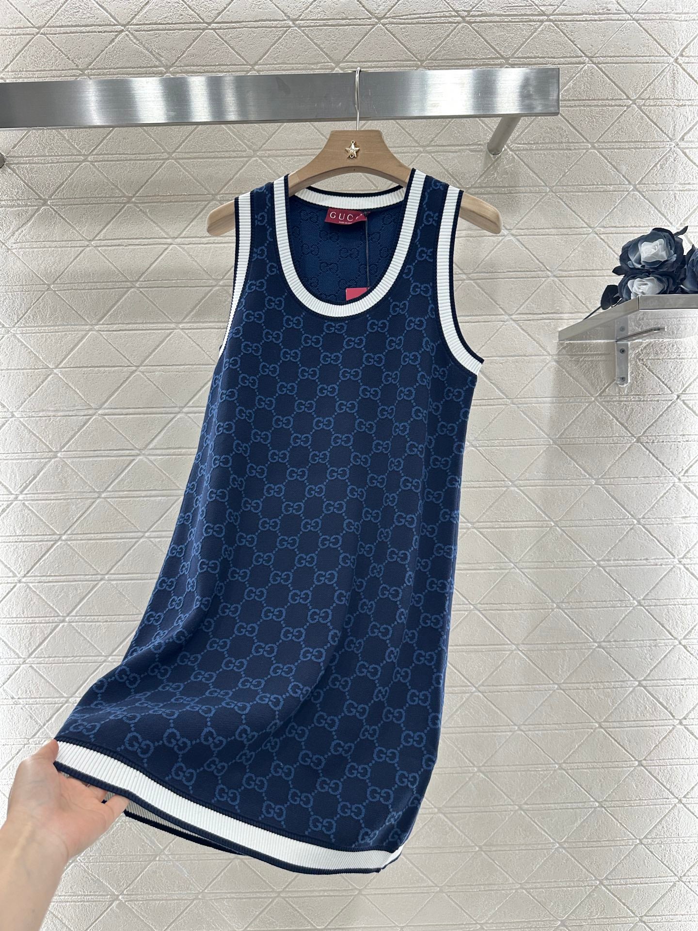 G*♥2025 new product Knitted vest dress