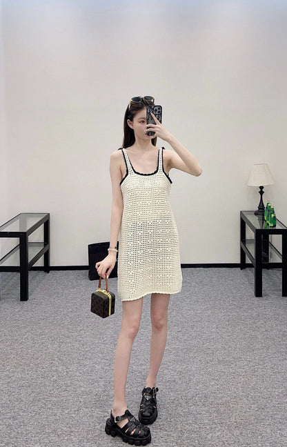 C*♥2025 new product Knitted vest dress
