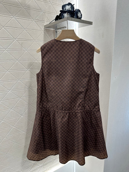 Louis *♥2025 new product Zipper vest dress