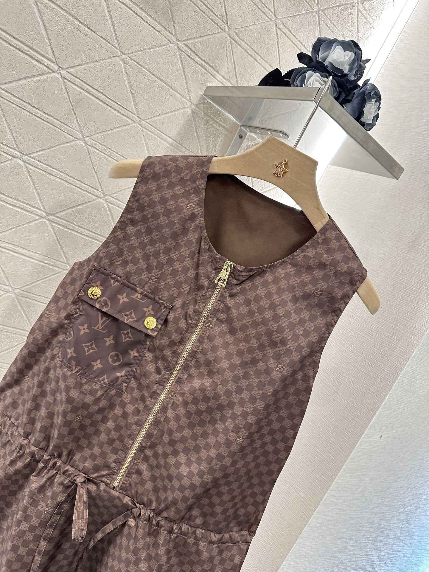 Louis *♥2025 new product Zipper vest dress