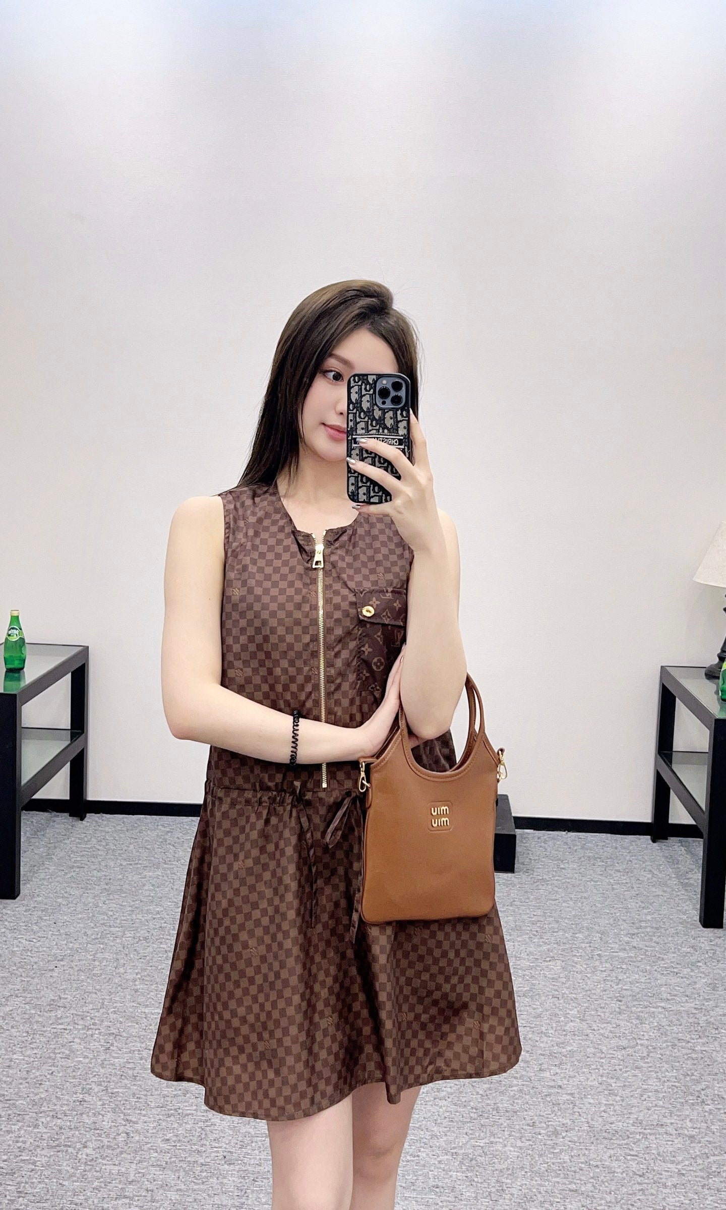 Louis *♥2025 new product Zipper vest dress