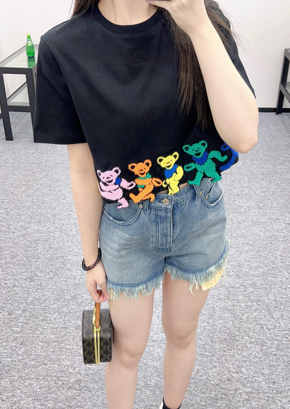 L*♥2025 new product Embroidery short style