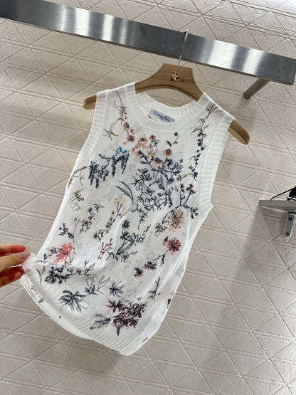 D*♥2025 new product Embroidered vest