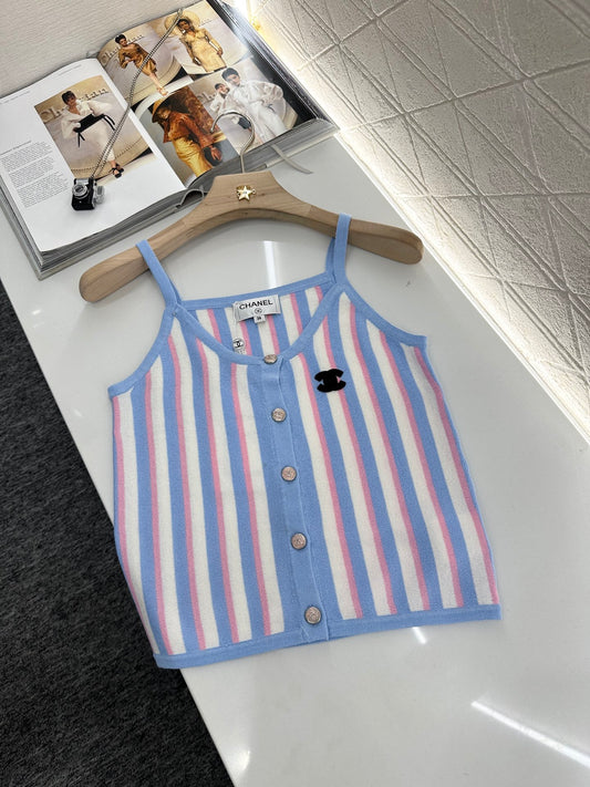 C*♥2025 new product Striped camisole