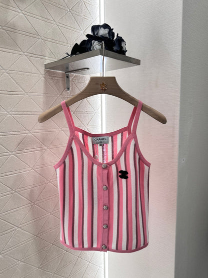 C*♥2025 new product Striped camisole