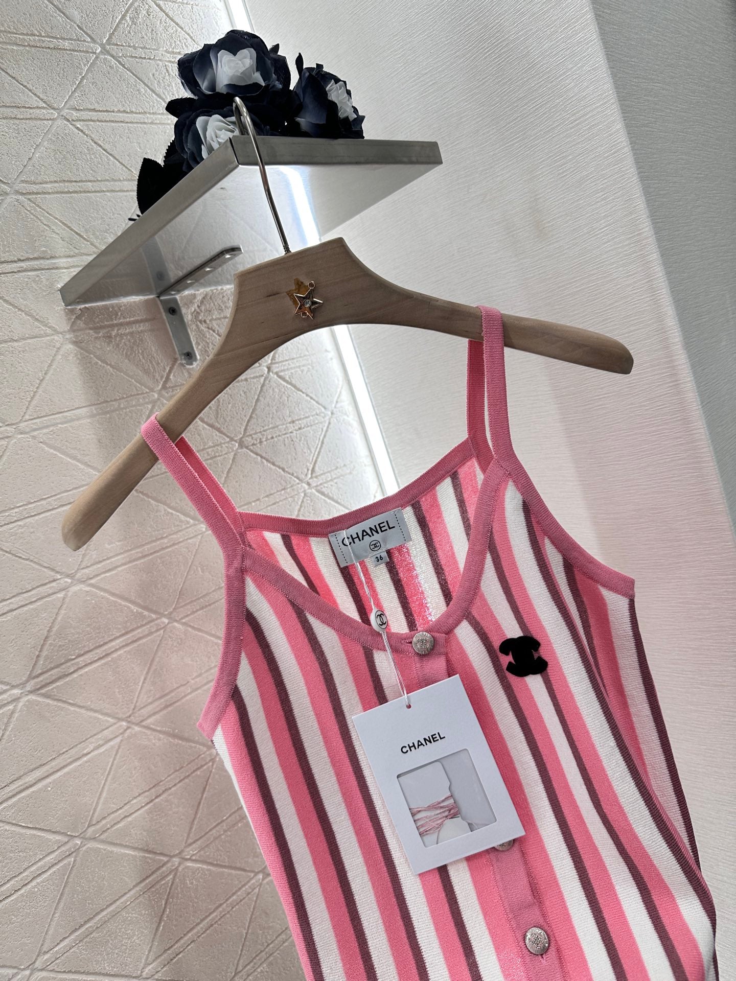 C*♥2025 new product Striped camisole