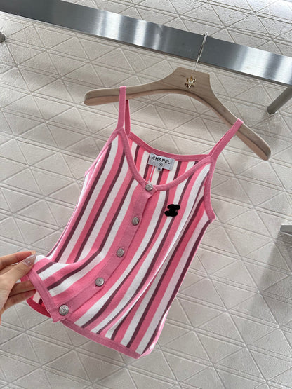 C*♥2025 new product Striped camisole