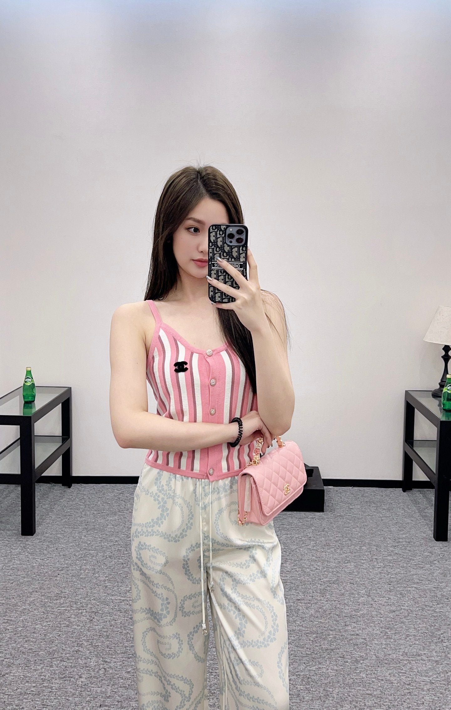 C*♥2025 new product Striped camisole