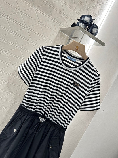 P*♥2025 new products Striped dress