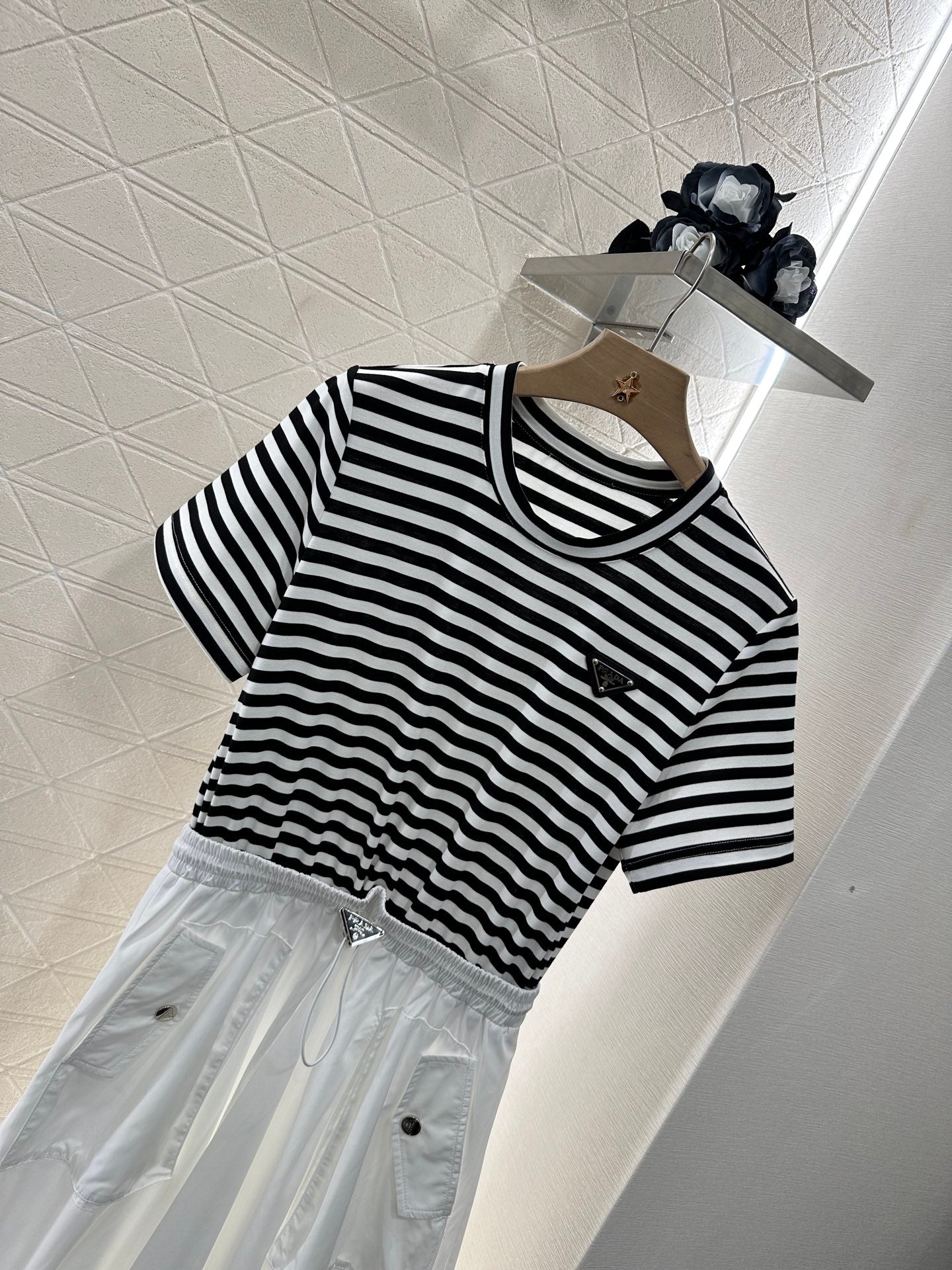P*♥2025 new products Striped dress
