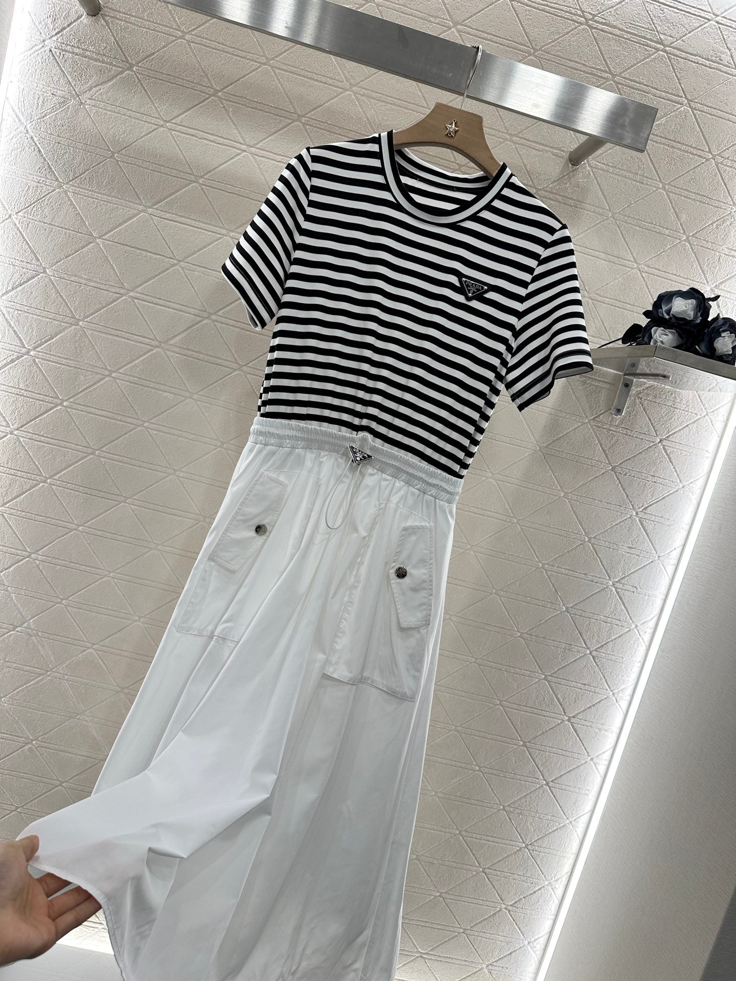 P*♥2025 new products Striped dress