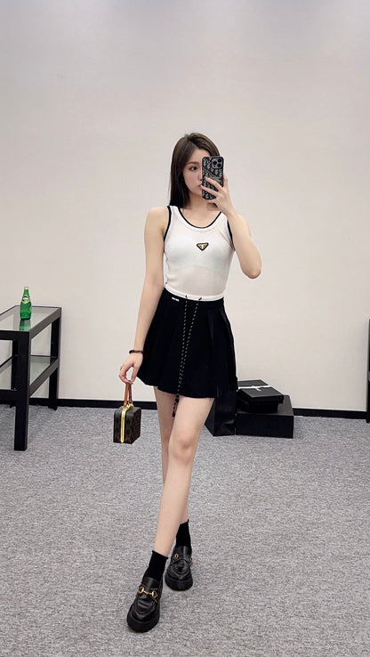 Mi*mi*♥2025 new product Drawstring skirt