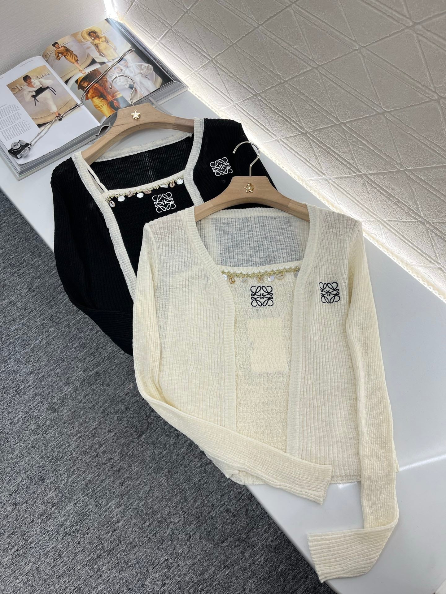 L*♥2025 new products Knitted cardigan