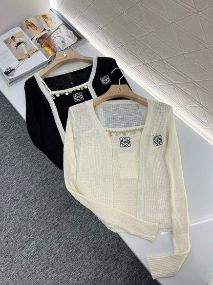 L*♥2025 new products Knitted cardigan