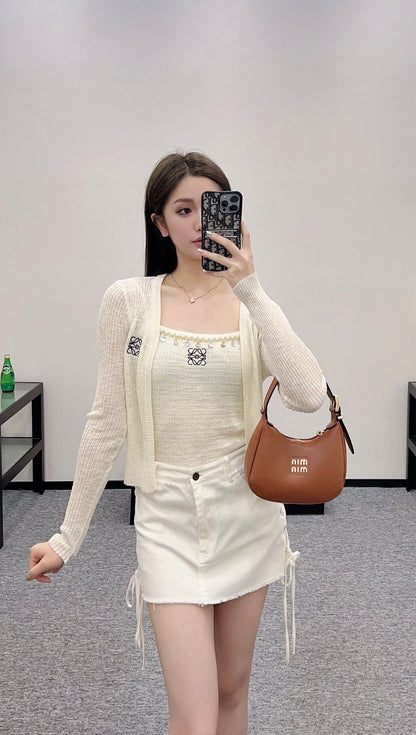 L*♥2025 new products Knitted cardigan