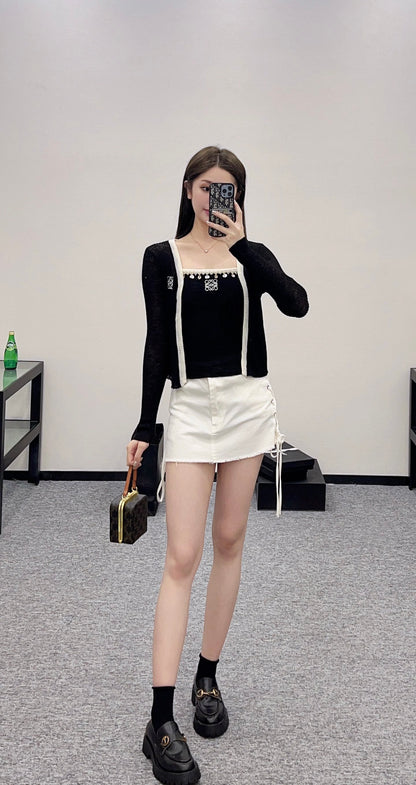 L*♥2025 new products Knitted cardigan