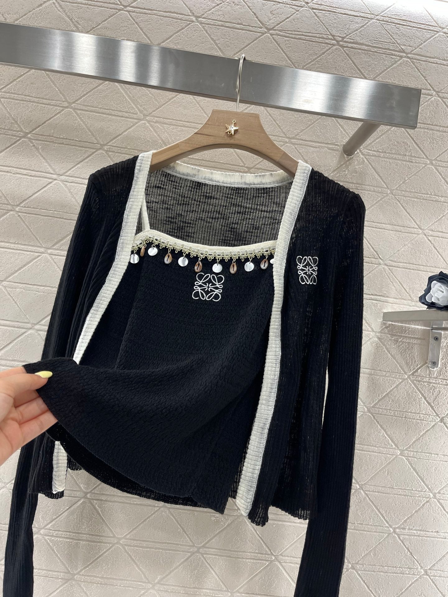 L*♥2025 new products Knitted cardigan