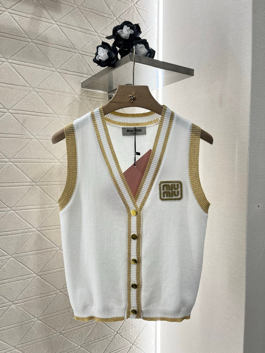 Mi*mi*♥2025 new products Knitted vest