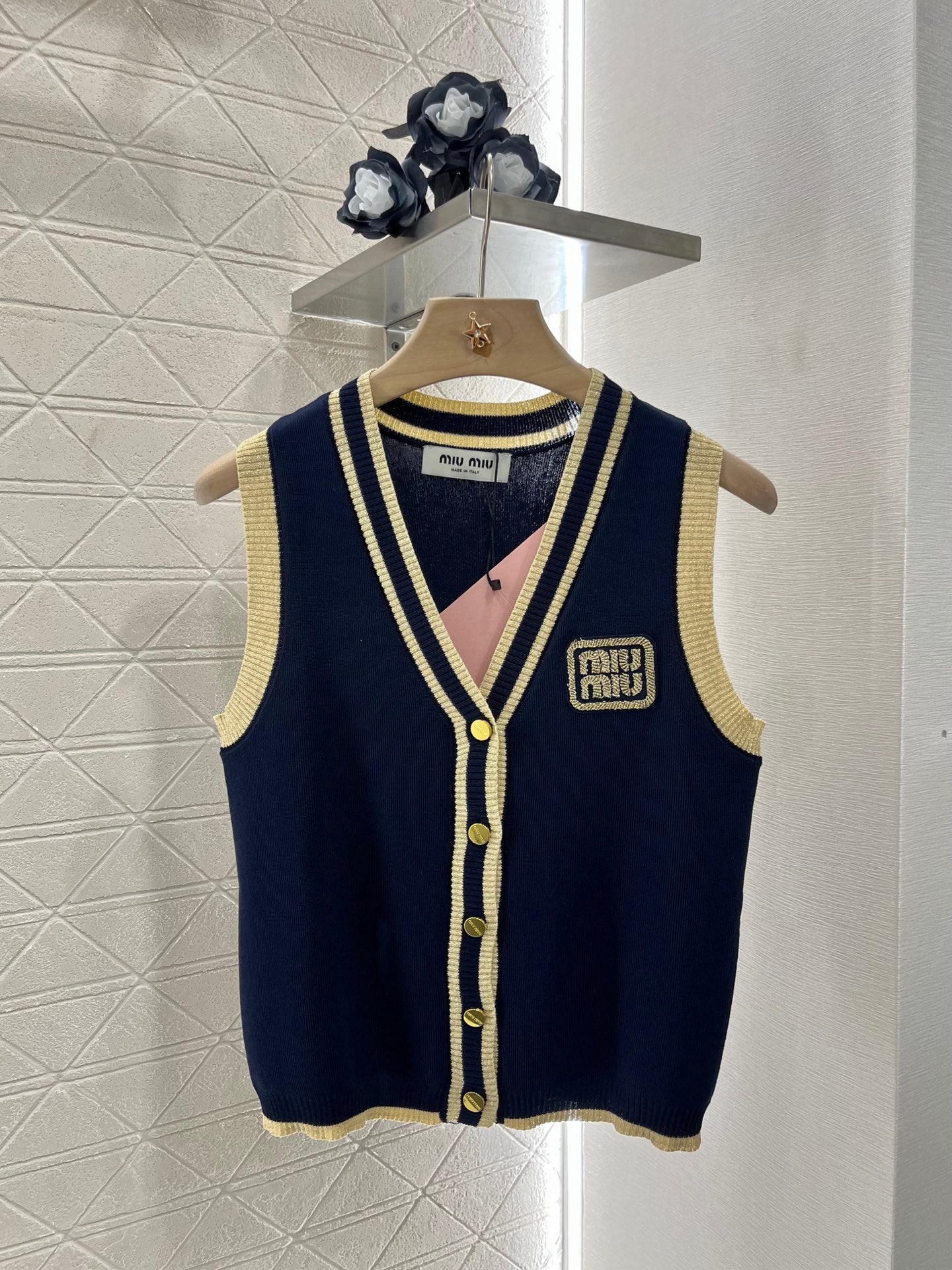Mi*mi*♥2025 new products Knitted vest