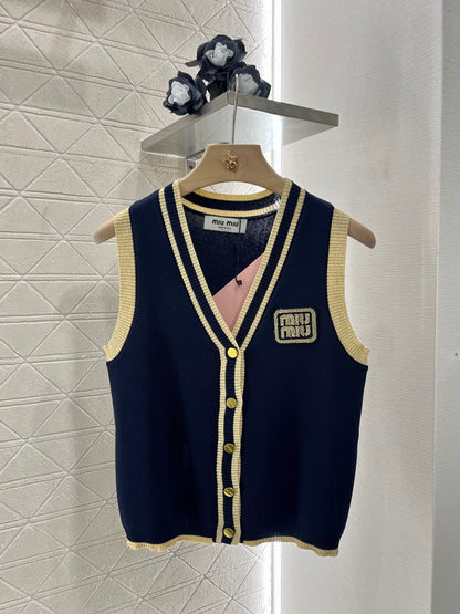 Mi*mi*♥2025 new products Knitted vest