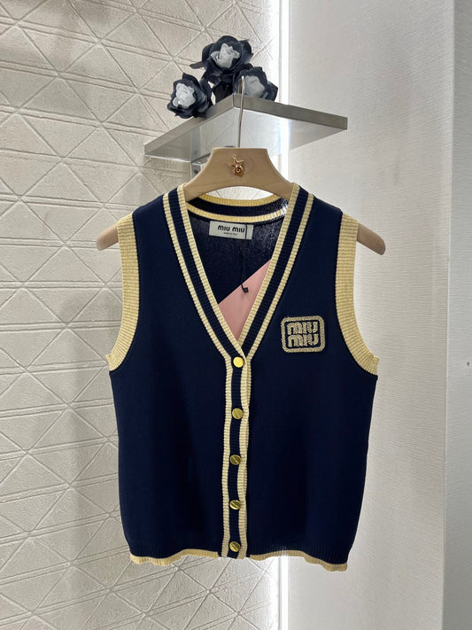 Mi*mi*♥2025 new products Knitted vest