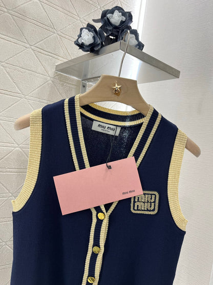 Mi*mi*♥2025 new products Knitted vest