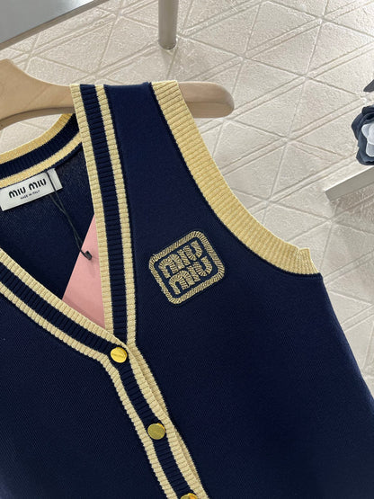 Mi*mi*♥2025 new products Knitted vest