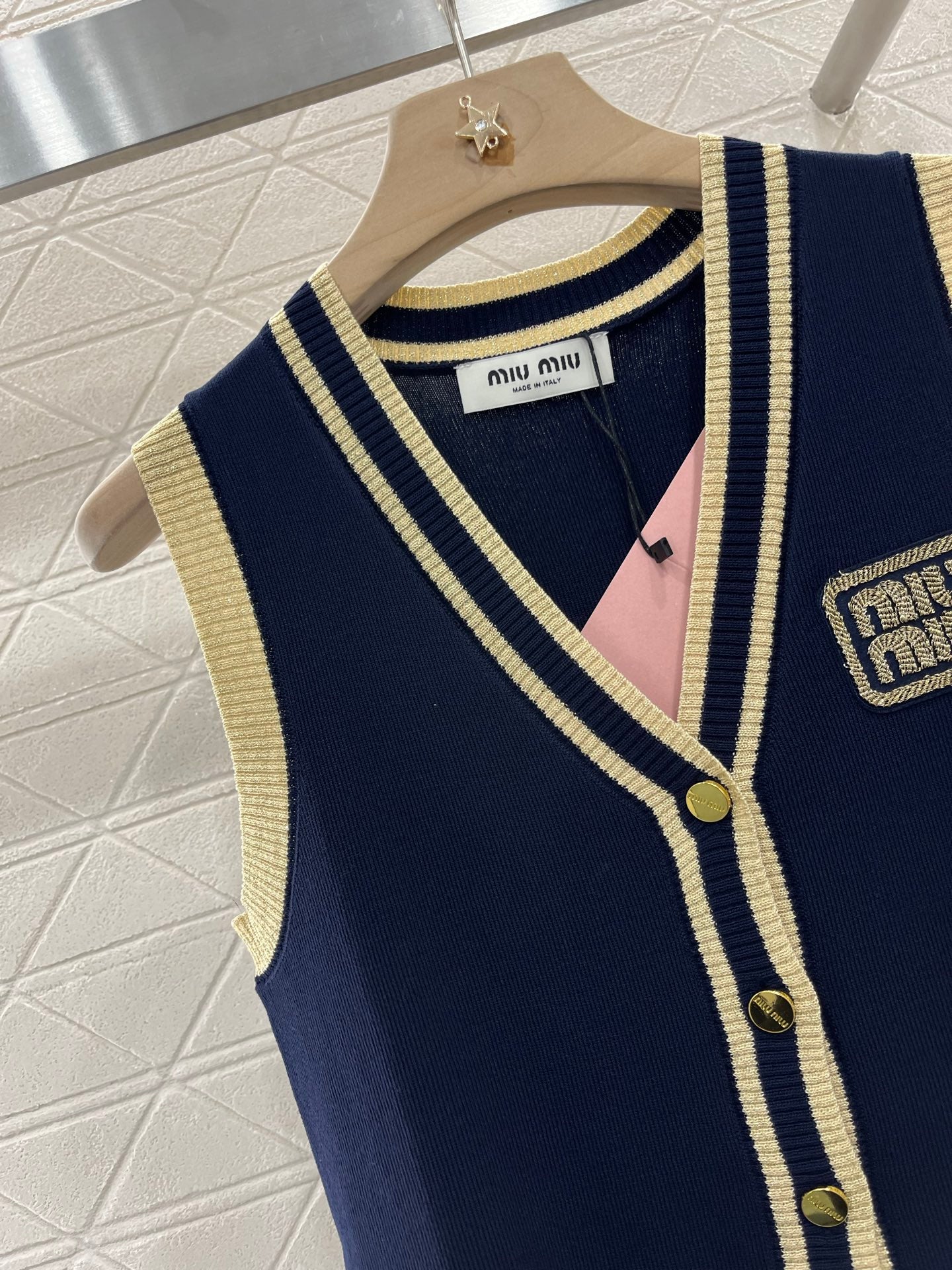 Mi*mi*♥2025 new products Knitted vest