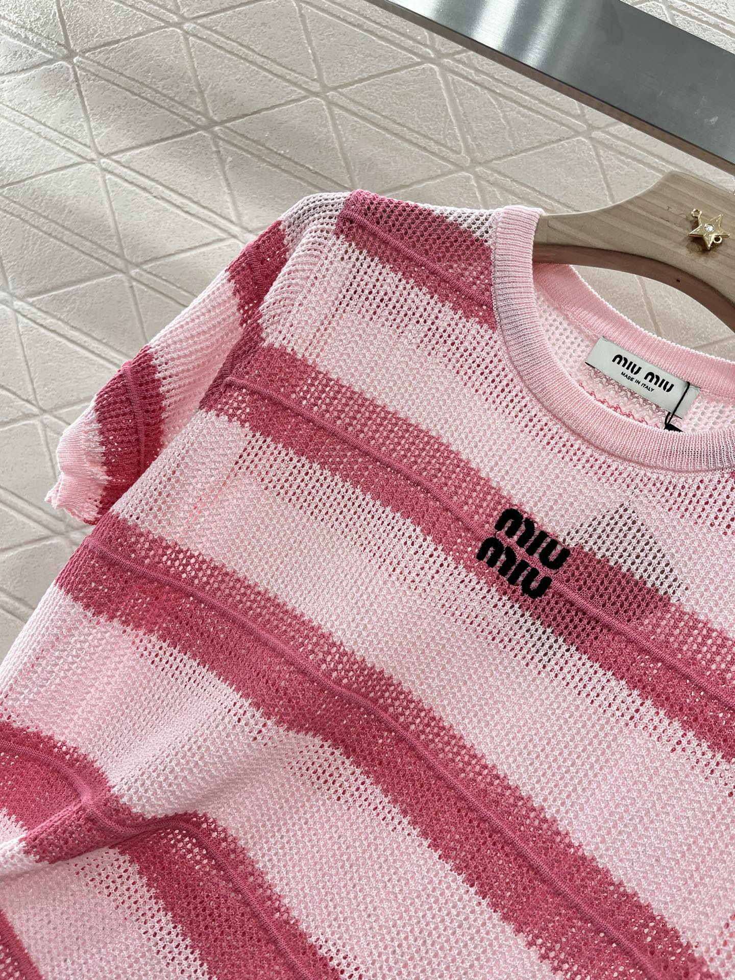 Mi*mi*♥2025 new products Embroidered short sleeves