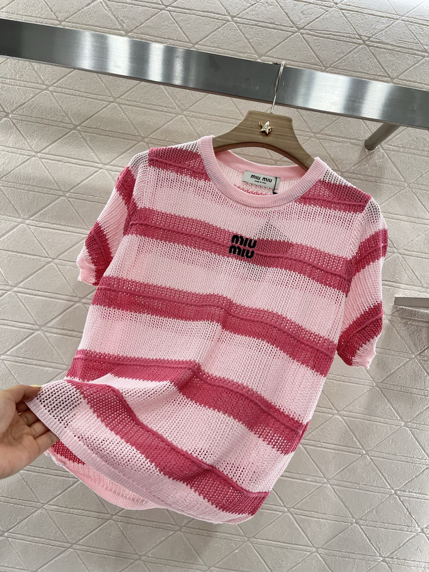 Mi*mi*♥2025 new products Embroidered short sleeves