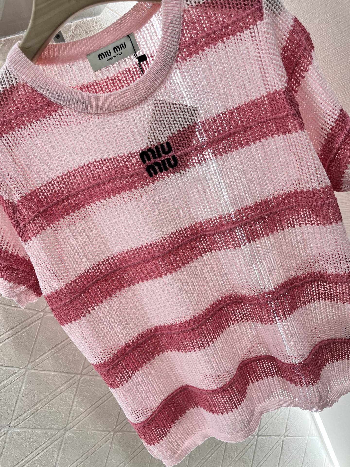 Mi*mi*♥2025 new products Embroidered short sleeves