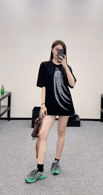 L*♥2025 new product Feather print