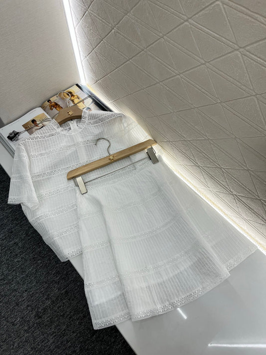 C*♥2025 new product Embroidered skirt suit