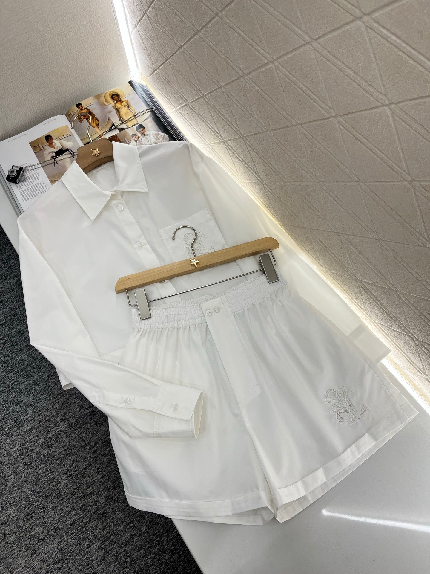 louis*♥2025 new products Shirt and shorts set