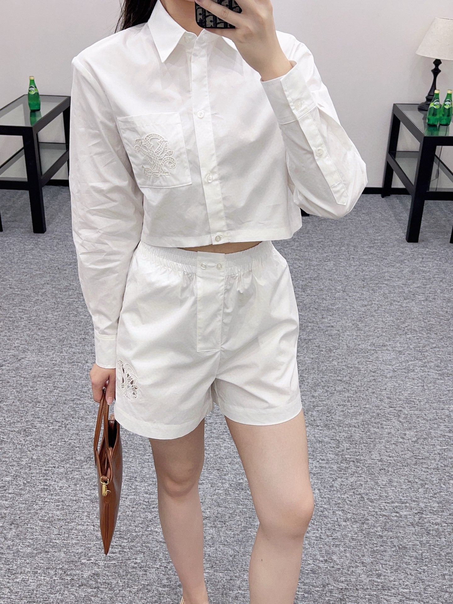 louis*♥2025 new products Shirt and shorts set