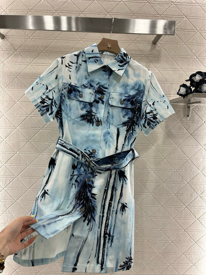 D*♥2025 new products Denim dress