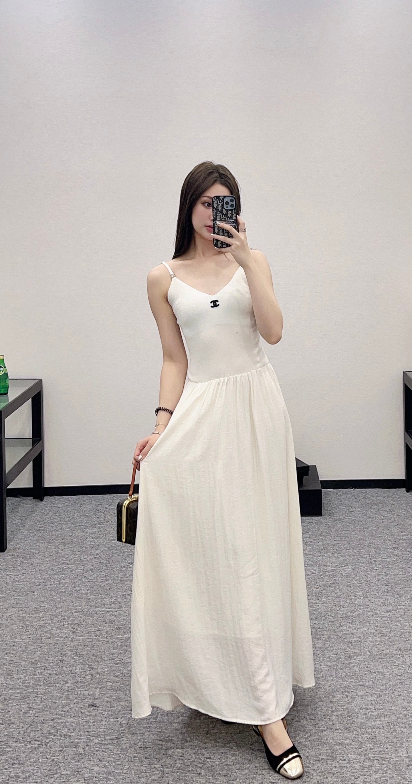 C*♥2025 new product Long suspender skirt