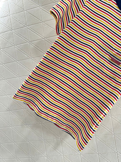 P*♥2025 new product Striped round neck