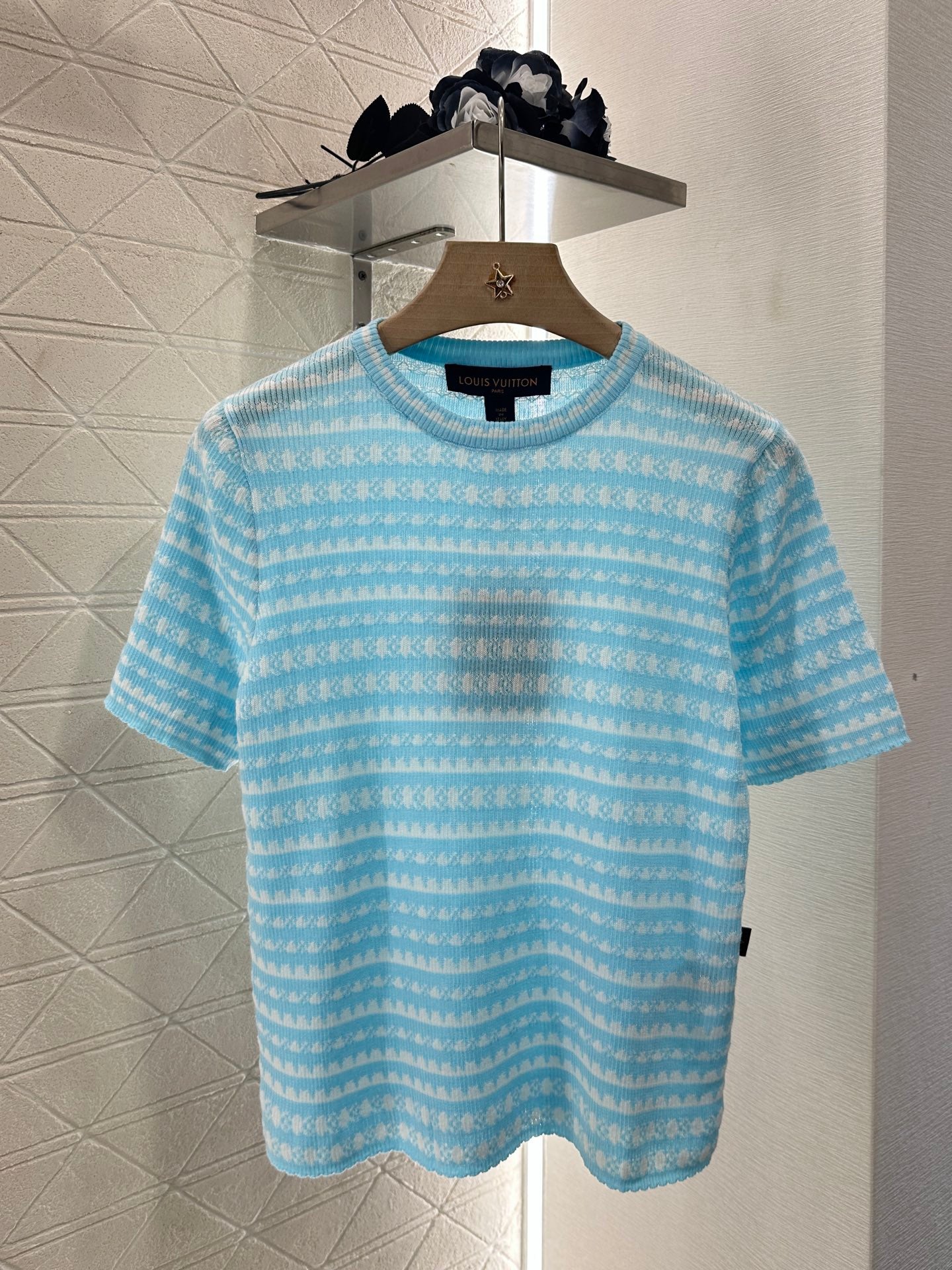 Louis*♥2025 new products Knitted short sleeves