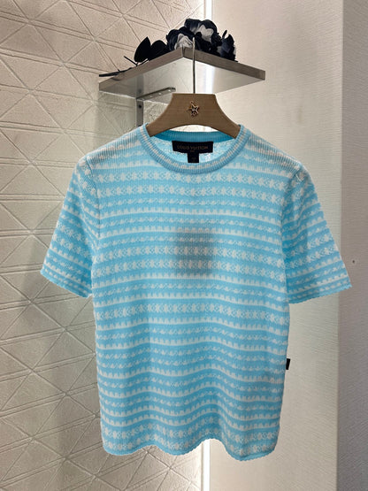 Louis*♥2025 new products Knitted short sleeves