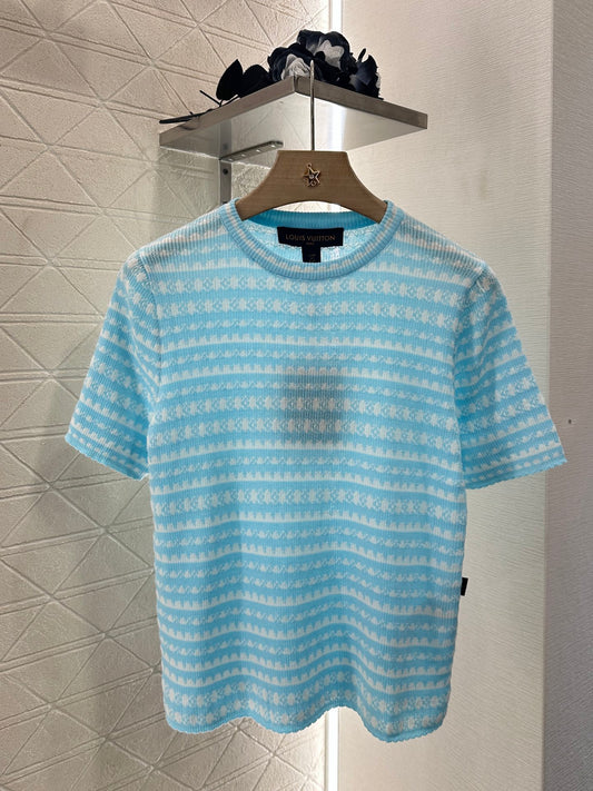 Louis*♥2025 new products Knitted short sleeves