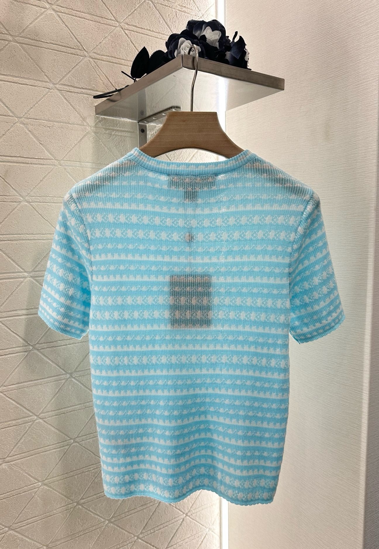 Louis*♥2025 new products Knitted short sleeves